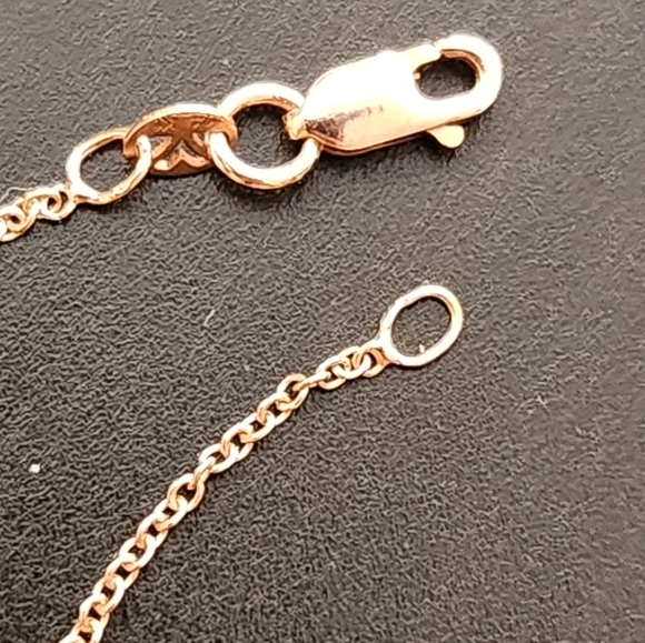 LeVian 14K Rose Gold Chocolate Diamond 0.6 cts 18" Pendant Necklace NEW in Box - Picture 7 of 14